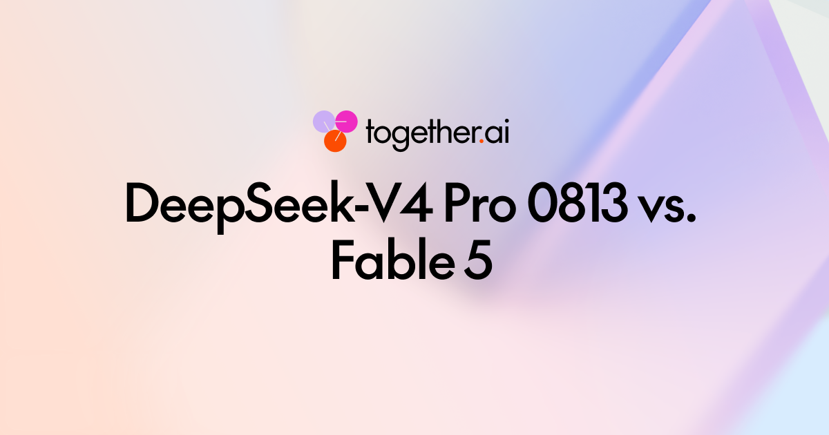 DeepSeek V4 Pro 0813 vs Claude Fable 5 on DeepSWE: Cost, Coding, and Routing