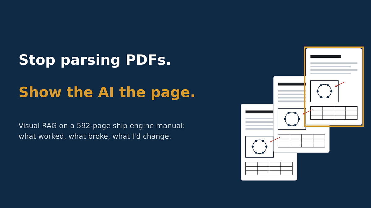 Stop Parsing PDFs for RAG. Show the AI the Page Instead.
