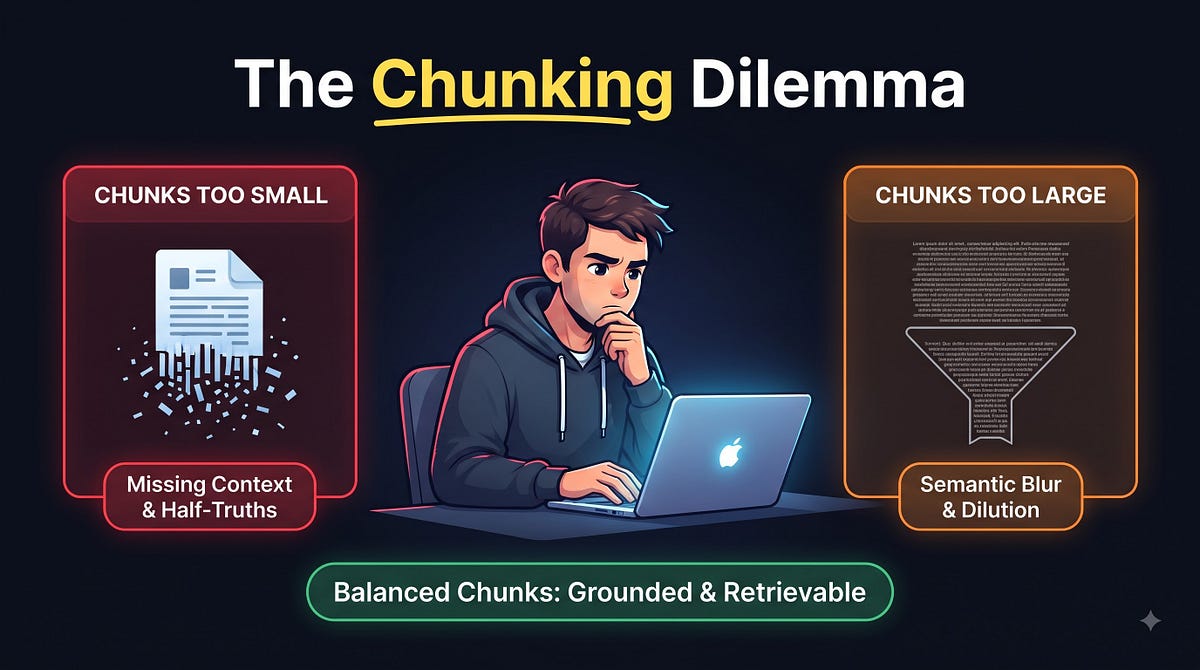 The Chunking Dilemma: Why RAG Fails Before Retrieval Even Starts