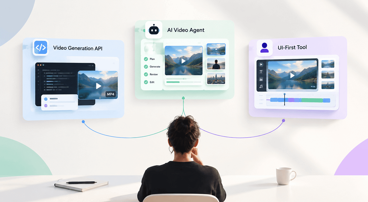 AI Video Agent vs Video Generation API: Which Should You Choose?