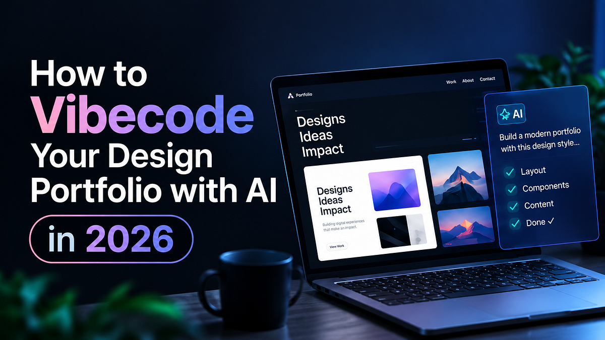 How to Vibecode Design Portfolio with AI in 2026
