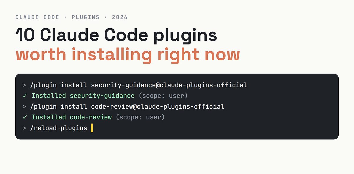 10 Free Claude Code Plugins Worth Installing Right Now