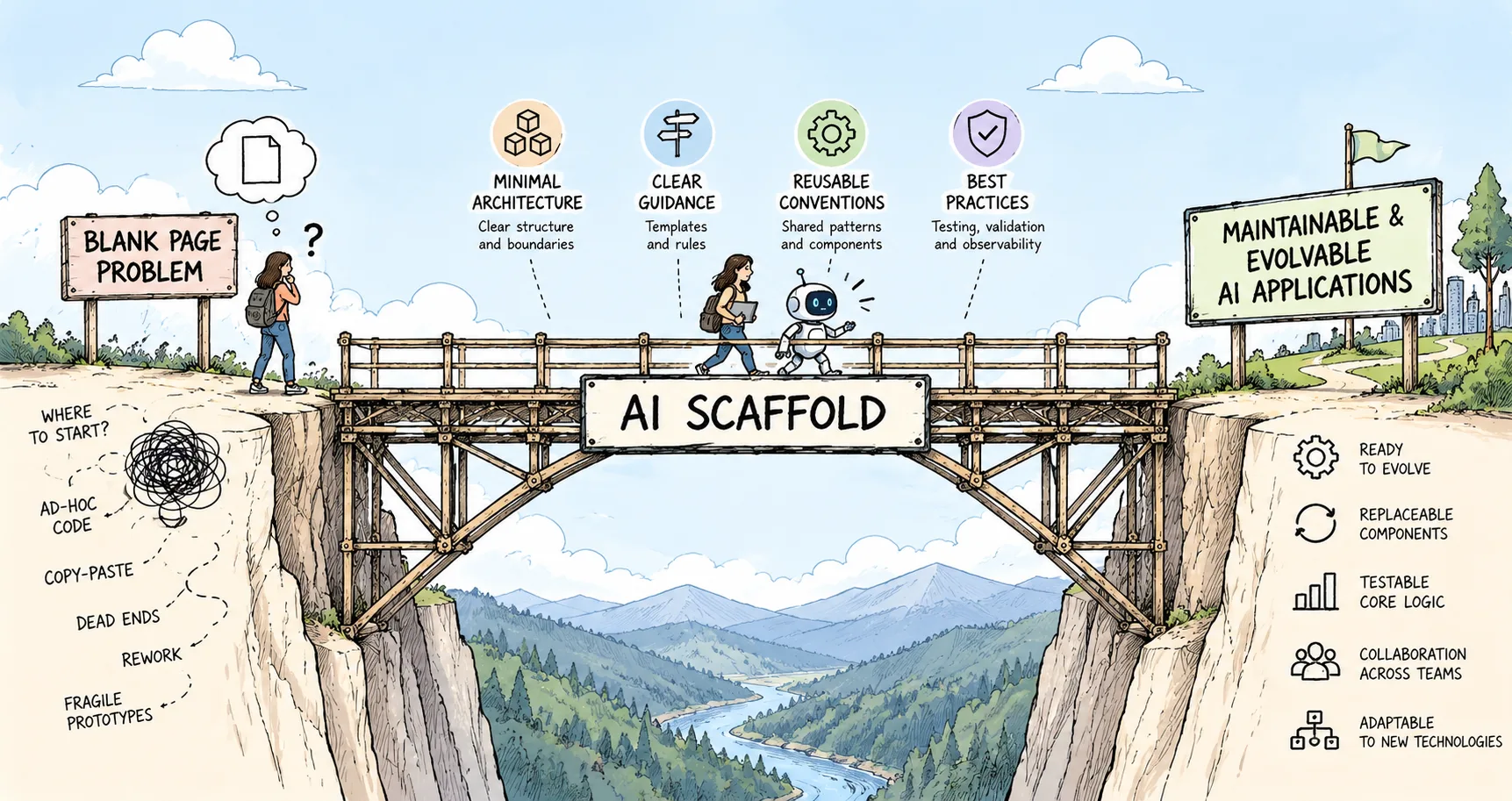 A Scaffold at the Gate: Building AI Applications That Can Evolve