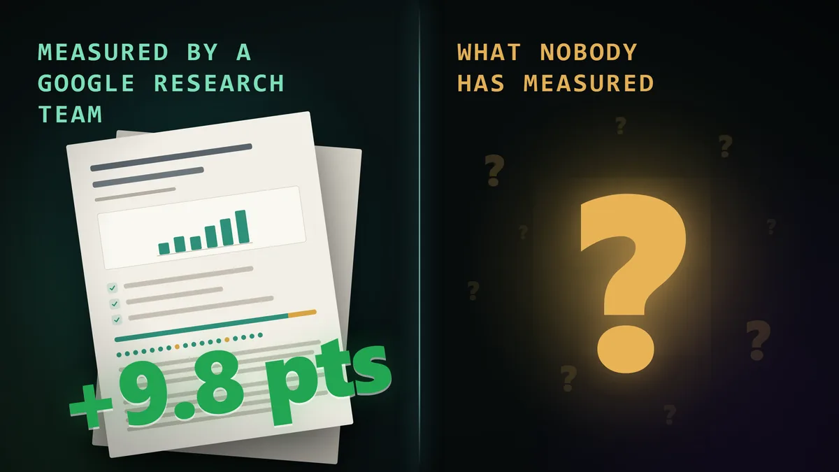 A Google Team Measured Half of My Argument, and Left the Other Half Open