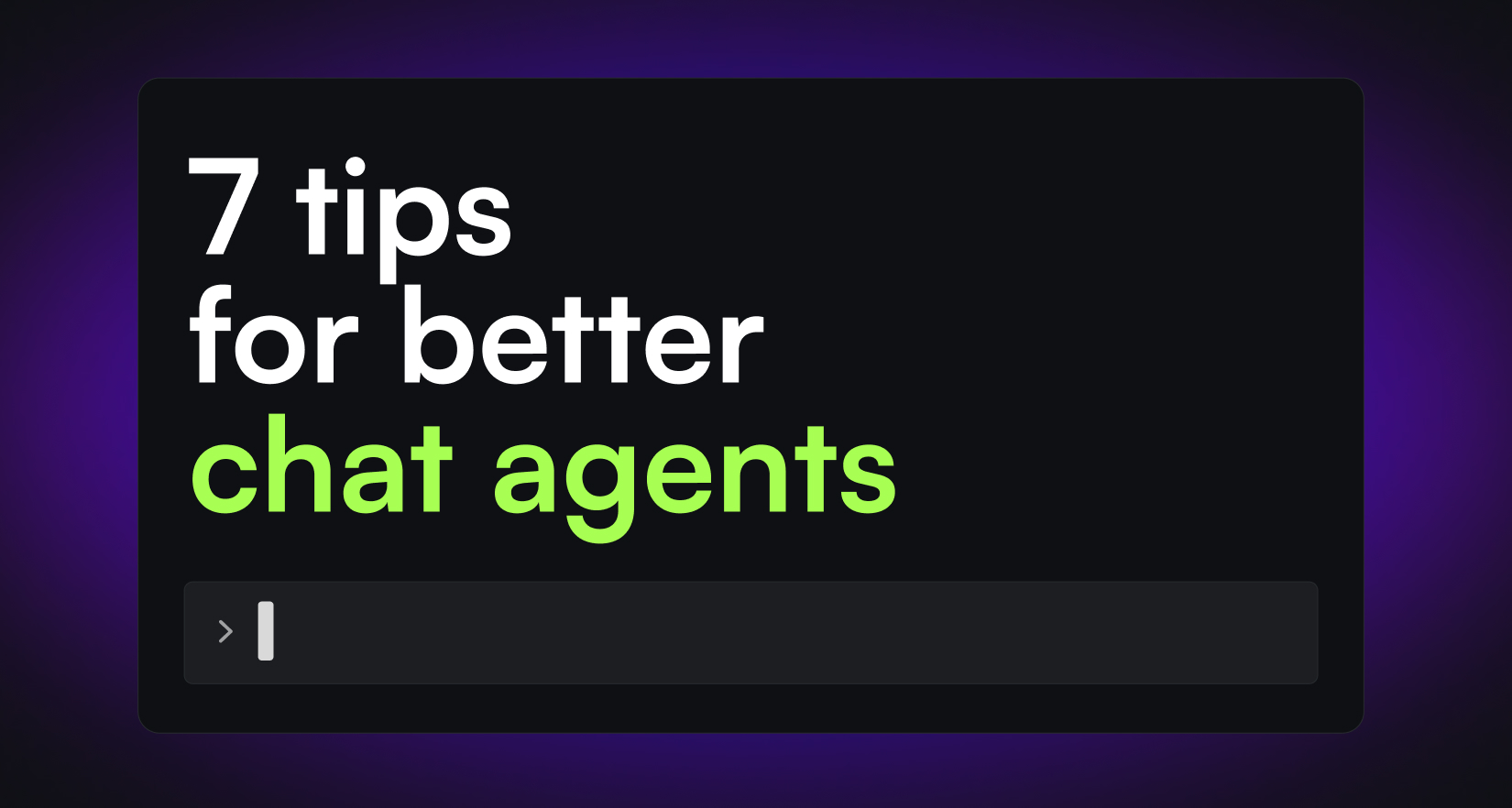 7 things we wish we'd known before building an AI chat agent
