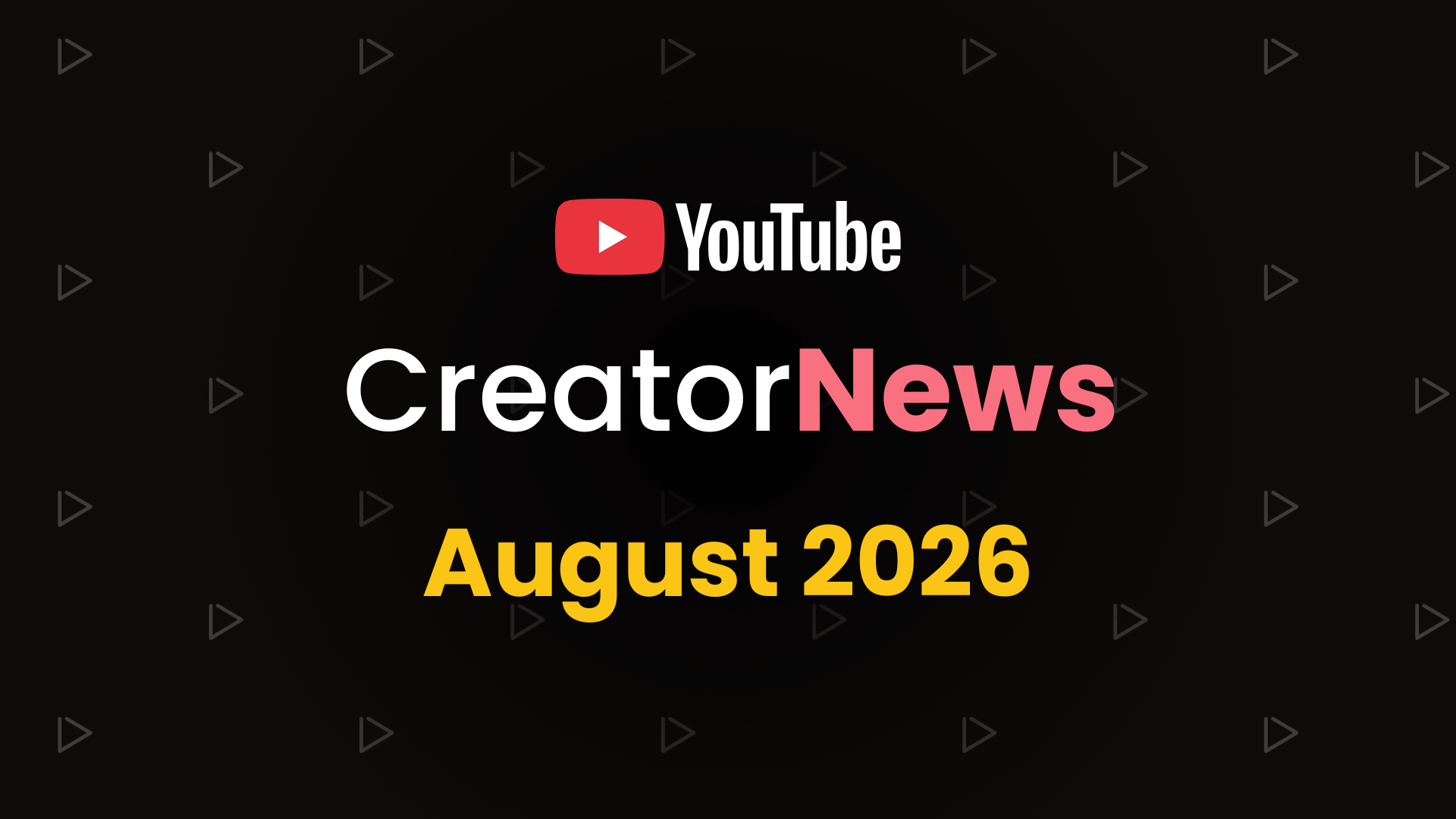 YouTube creator news August 2026 — a higher bar, a looser view, and a bidding war