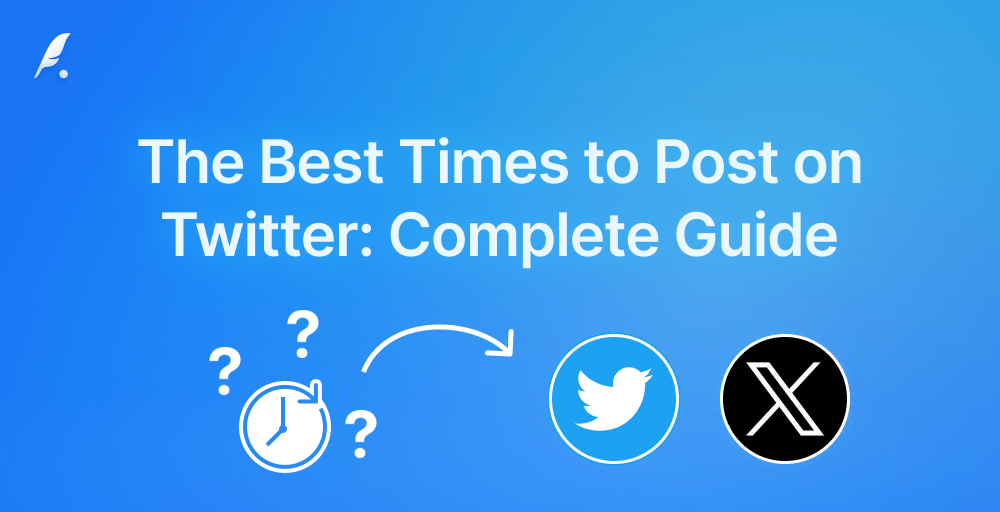 The Best Time to Post on Twitter (X) in 2026