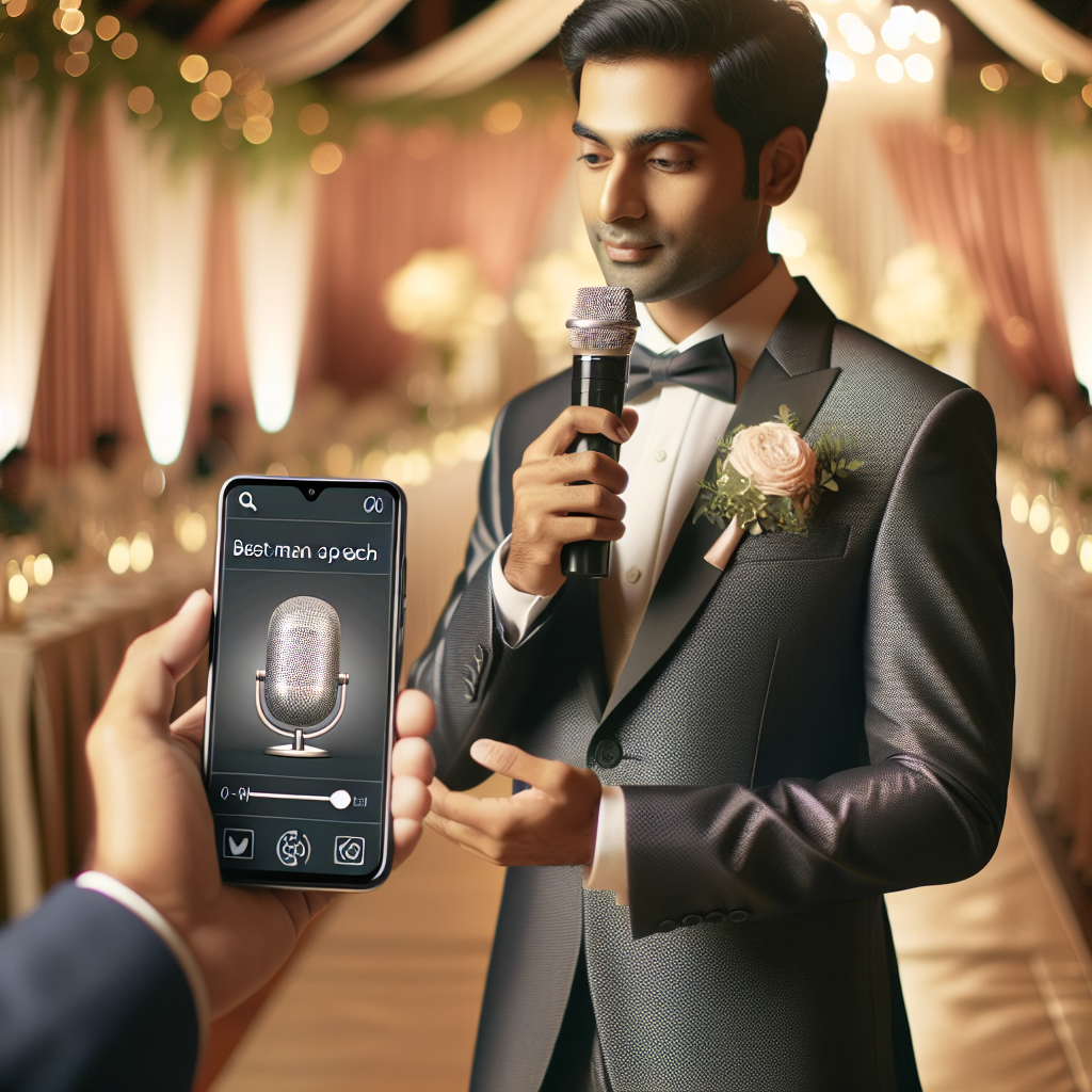 How AI Can Help You Deliver the Ultimate Best Man Speech
