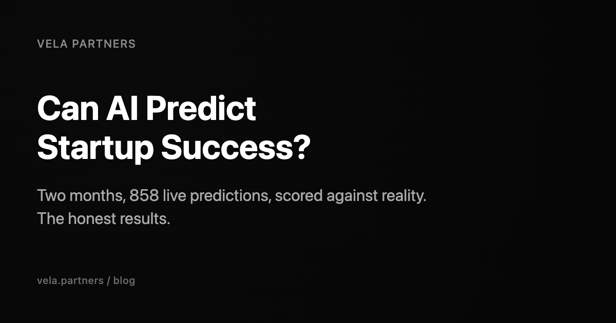 Can AI Predict Startup Success? What Two Months of a Live Forecasting Arena Taught Us
