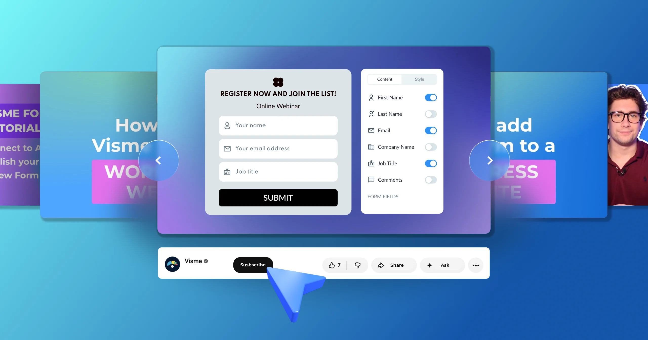 Visme Forms Walkthrough: Build a Form That Routes, Syncs and Converts