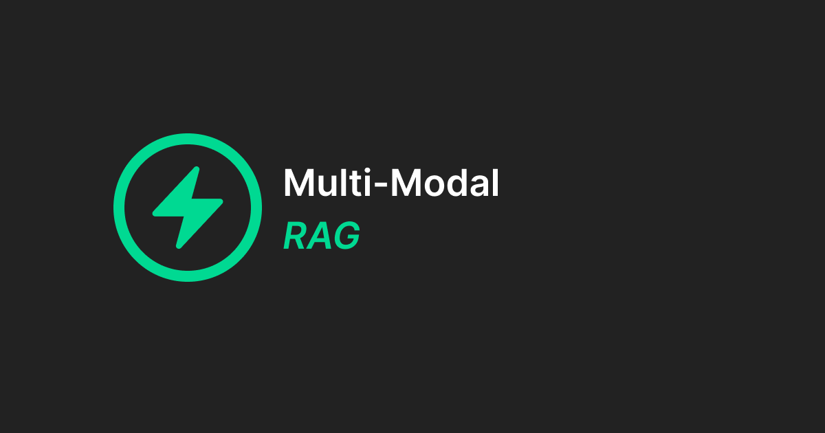 What is Multimodal RAG