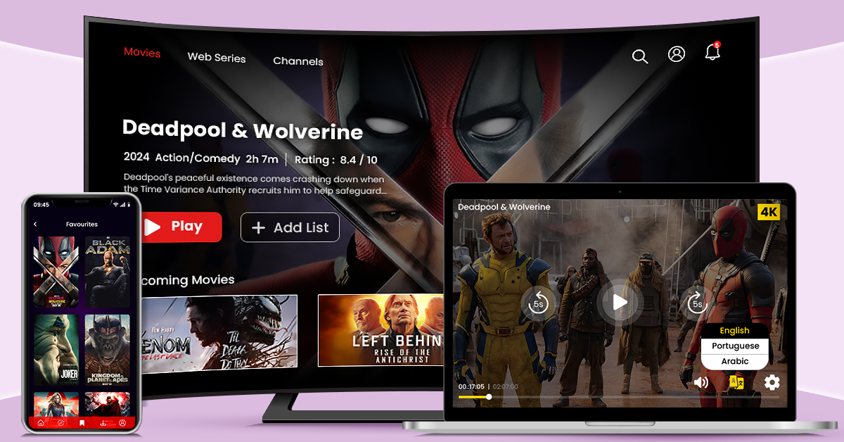 Best 10+ OTT App Builders to Launch Mobile & TV Streaming Apps in 2026