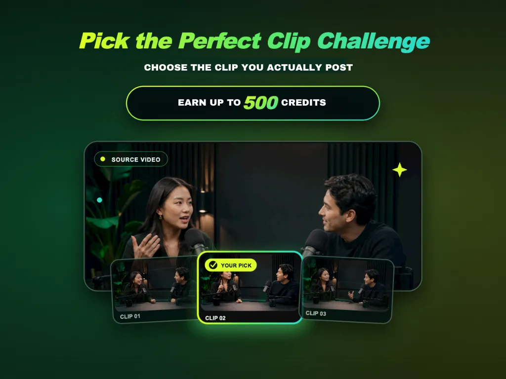 Pick the Perfect Clip: Earn Up to 500 Credits