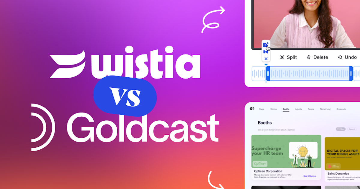 Wistia vs. Goldcast: Which Webinar Platform Is Better for Marketers?