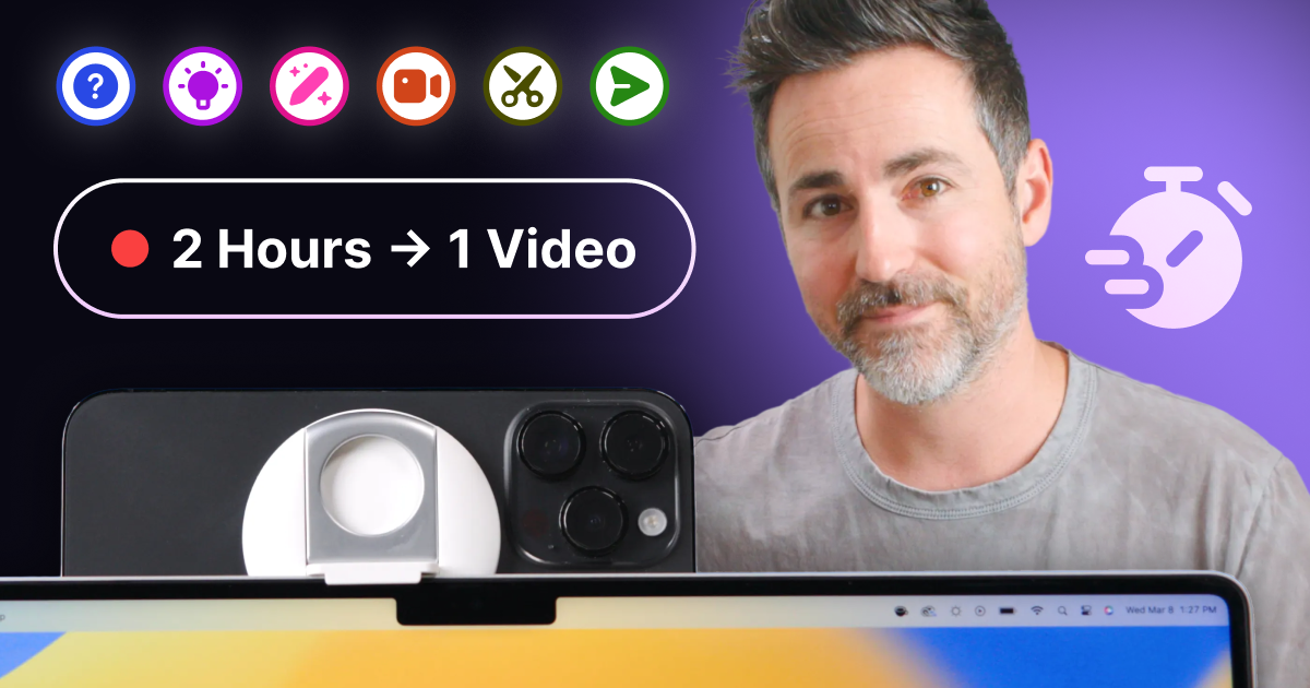 The 2-Hour Video Workflow That Actually Gets Done