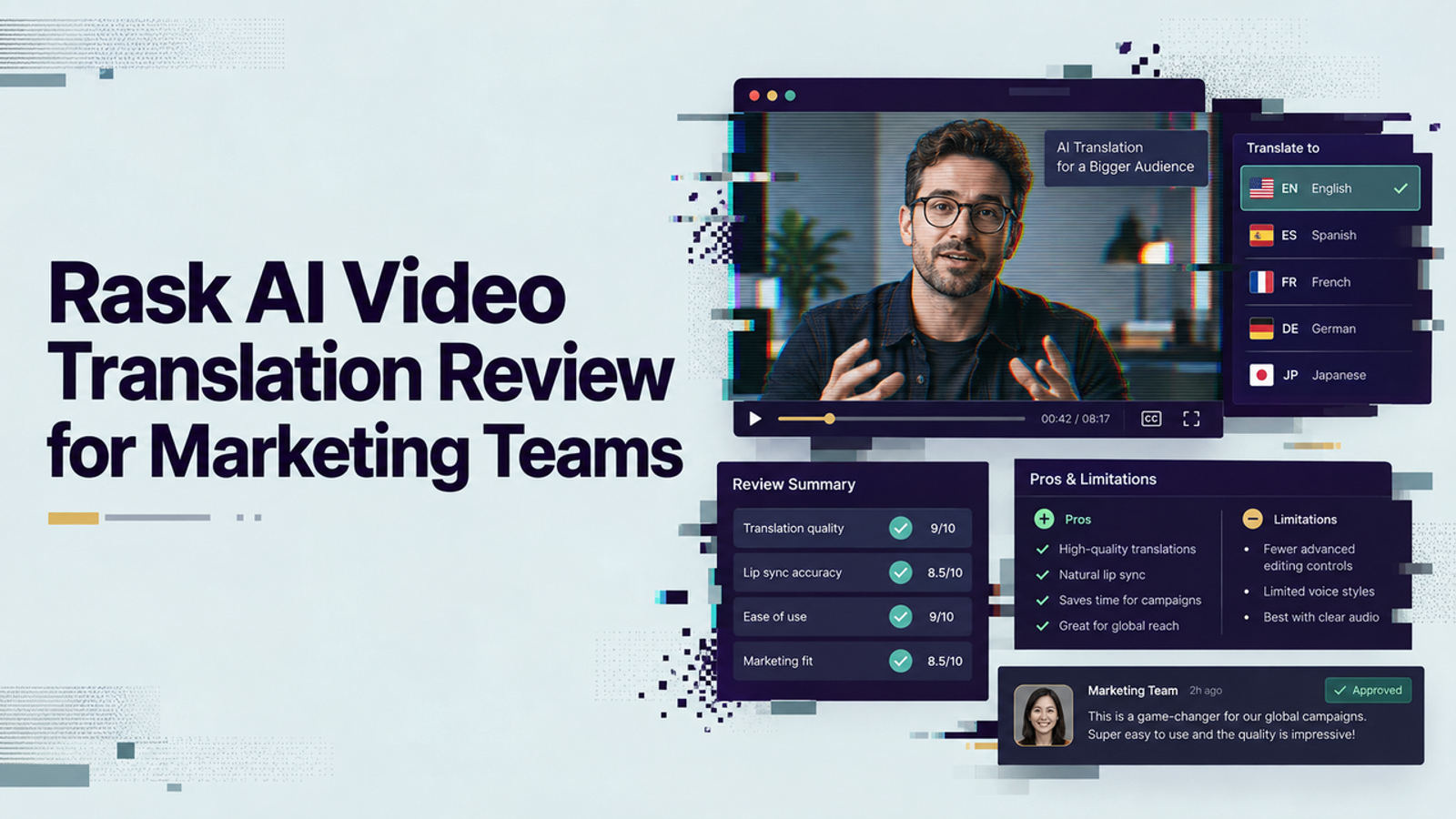 Rask AI Video Translation Review for Marketing Teams