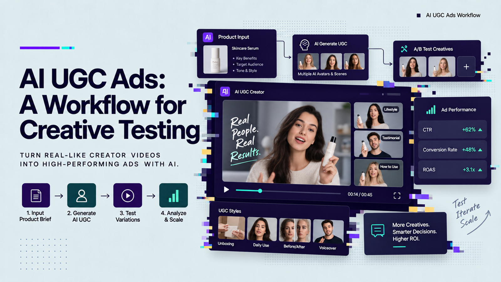 AI UGC Ads: A Workflow for Creative Testing