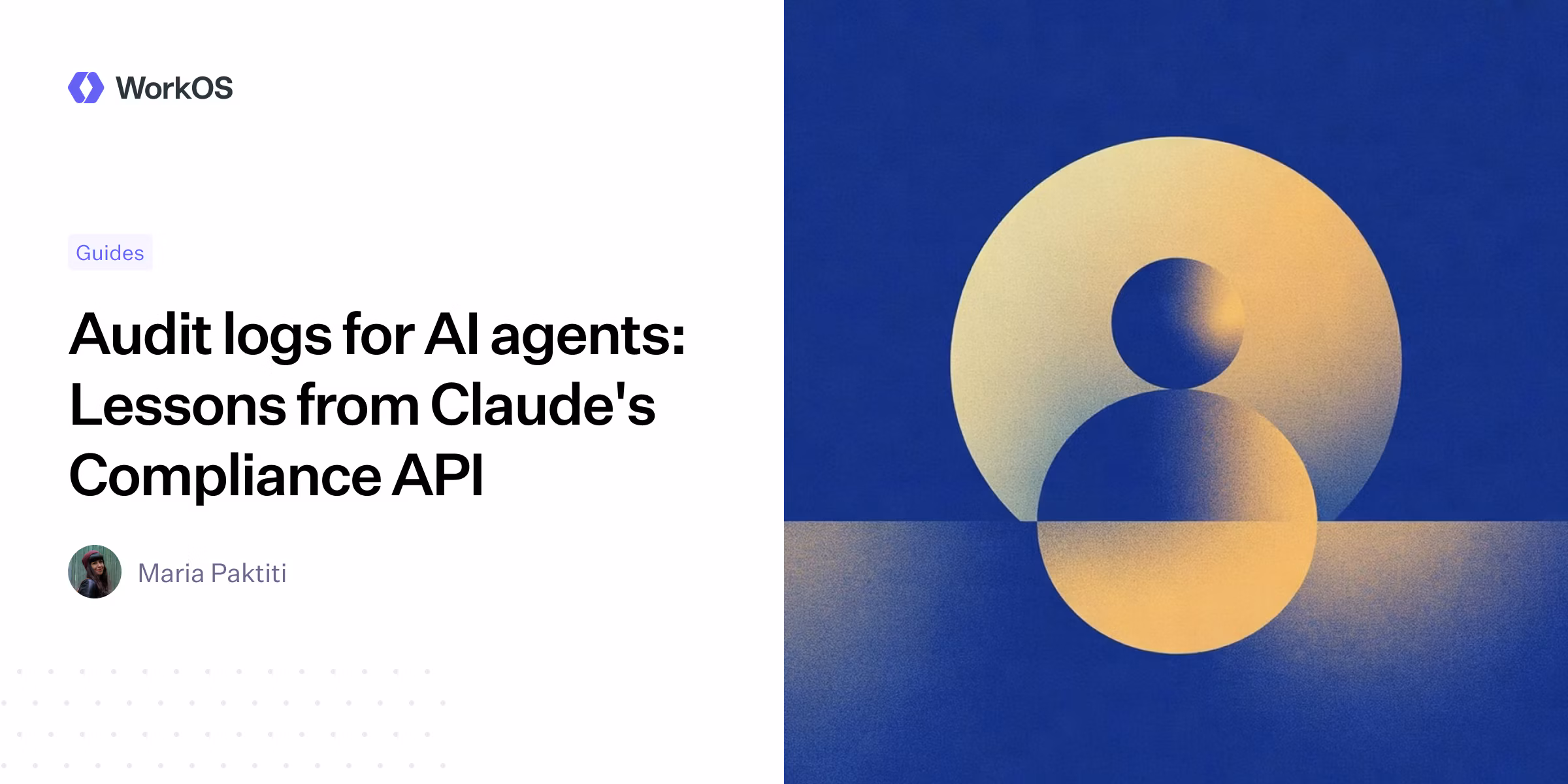 Audit logs for AI agents: Lessons from Claude's Compliance API