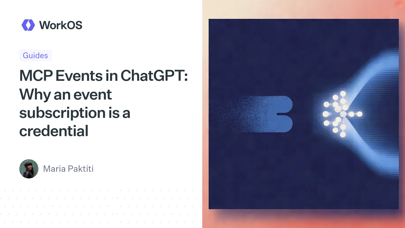 MCP Events in ChatGPT: Why an event subscription is a credential