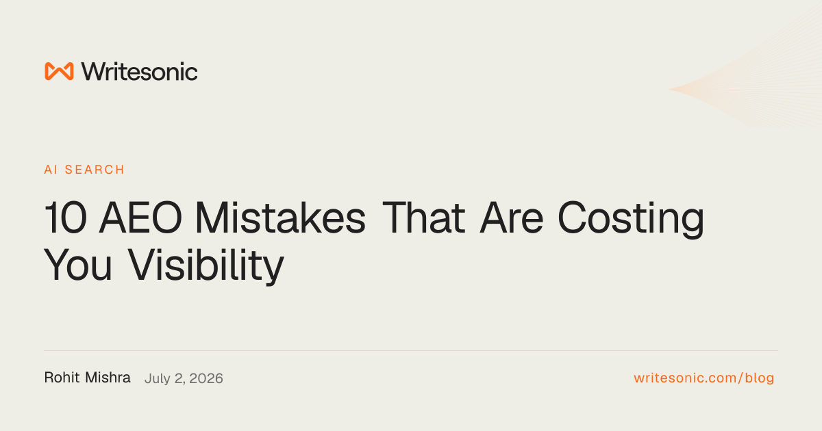 10 AEO Mistakes That Are Costing You Visibility
