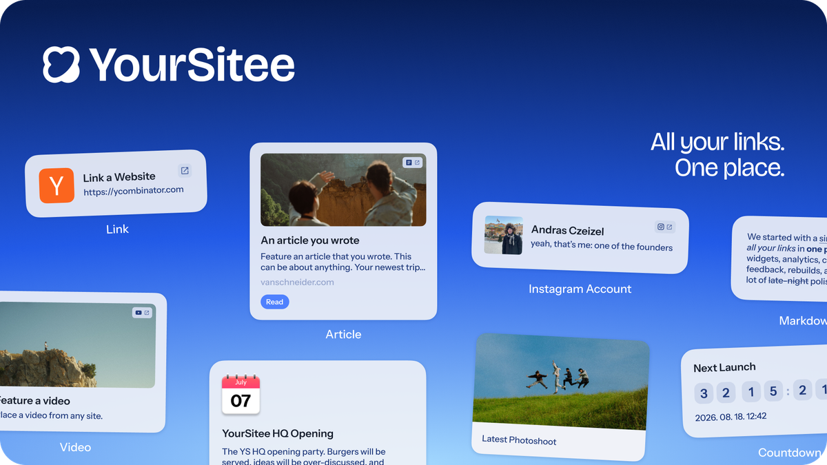 Introducing YourSitee