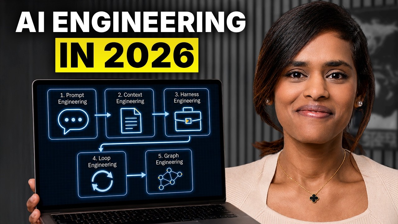 AI Engineering in 2026: Prompt, Context, Harness, Loop, Graph Explained!