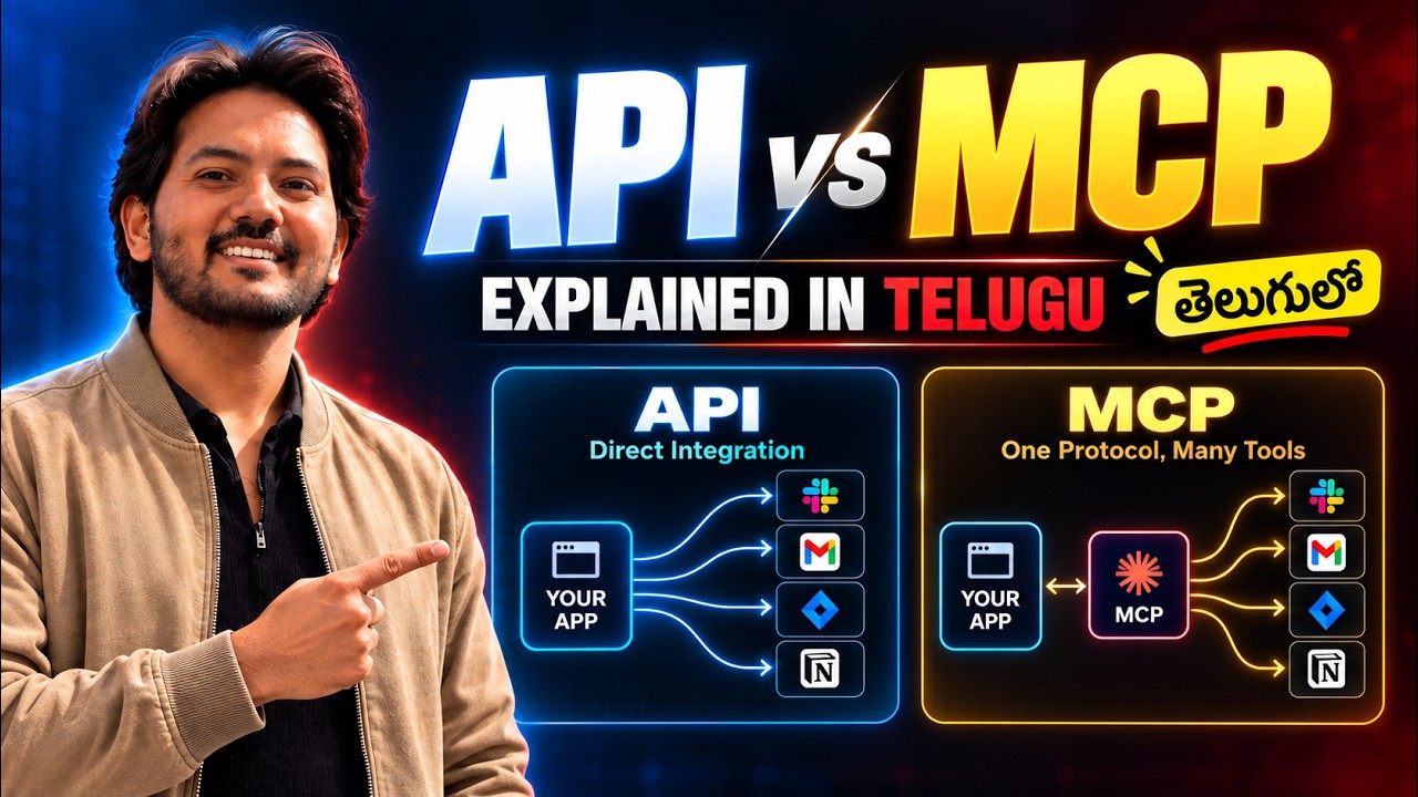 MCP vs API Explained Visually — When Do You Actually Need MCP?