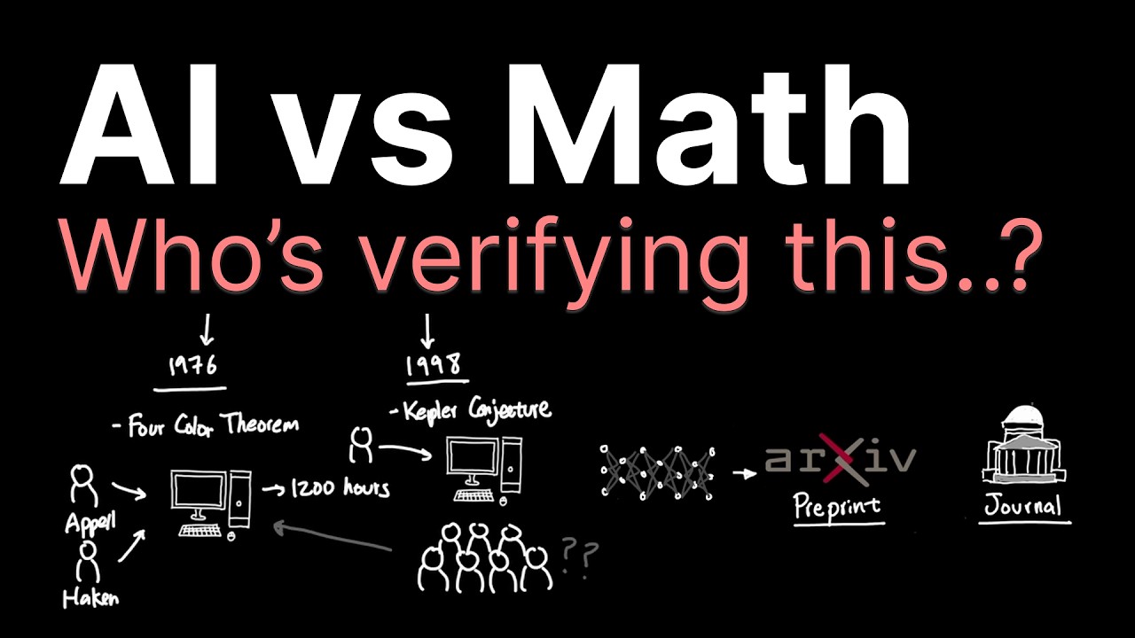 AI is solving math faster than human verification..