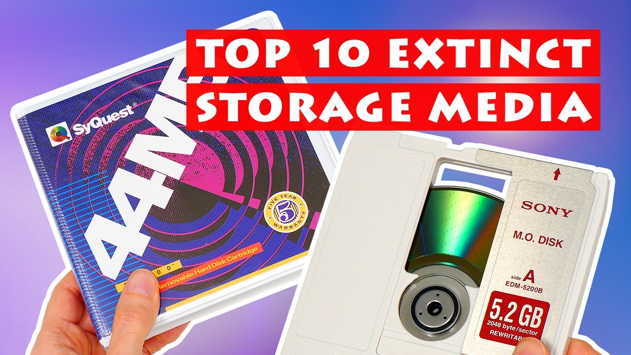 Top 10 Extinct Storage Media: How many do you know?