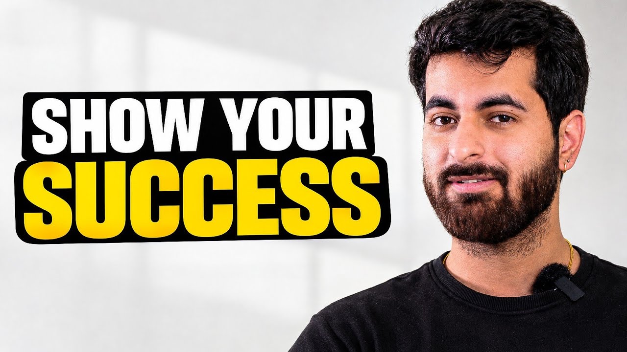 Stop Hiding Your Success From People