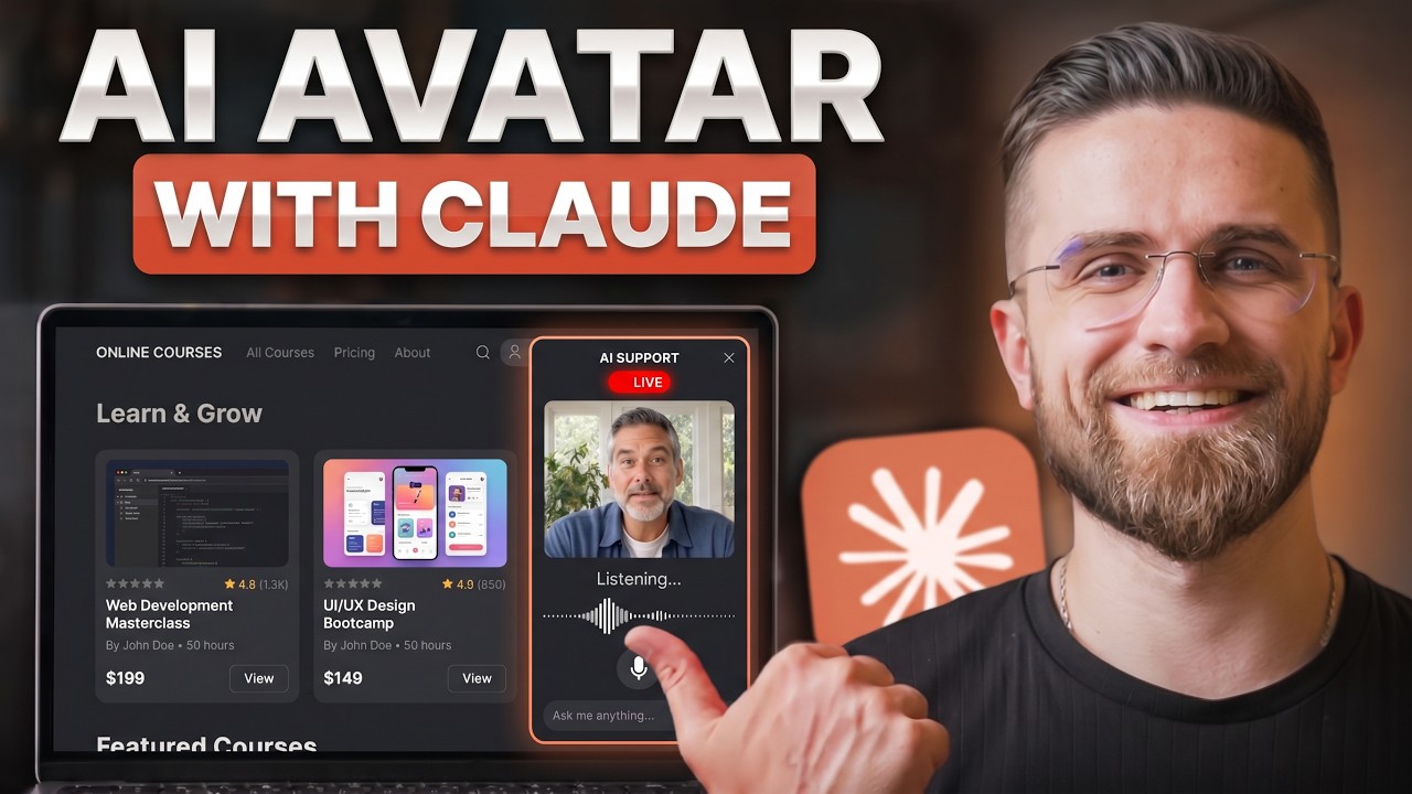 How to Build a Real-Time AI Avatar With Claude (Voice AI Agent Tutorial)
