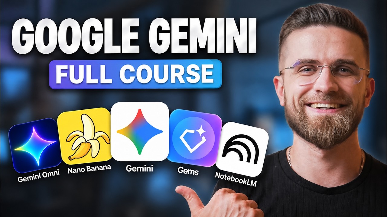 FULL Gemini Course for Beginners in 2026! (Become a PRO!)
