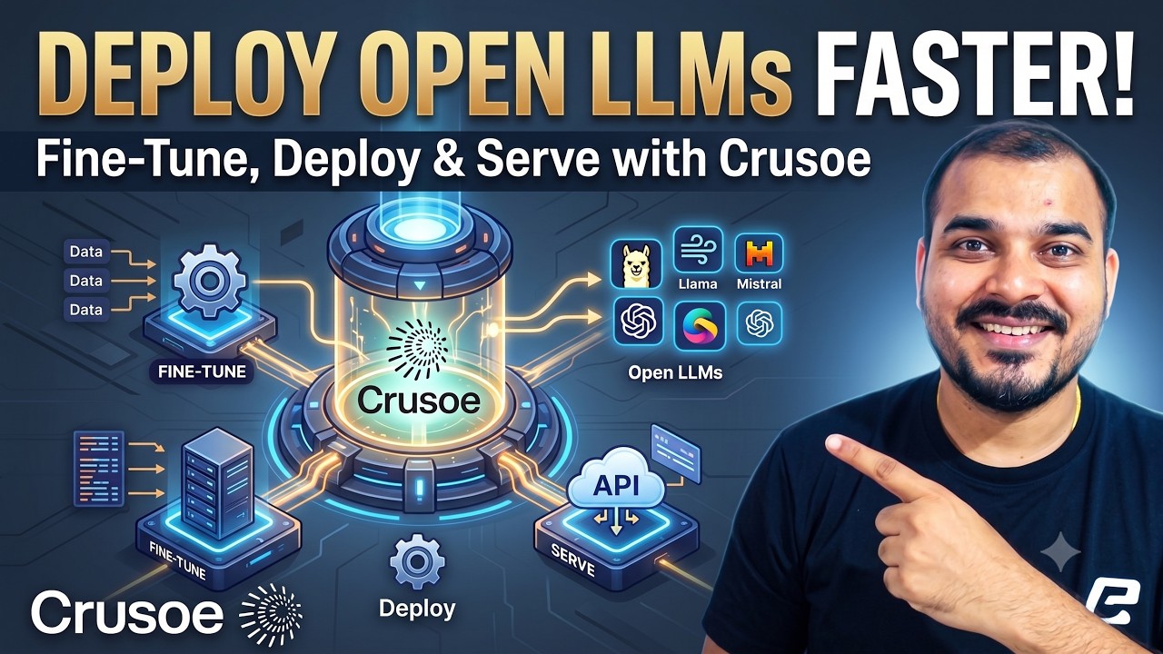 Fine-Tune, Deploy & Serve Open LLMs with Crusoe Intelligence Foundry