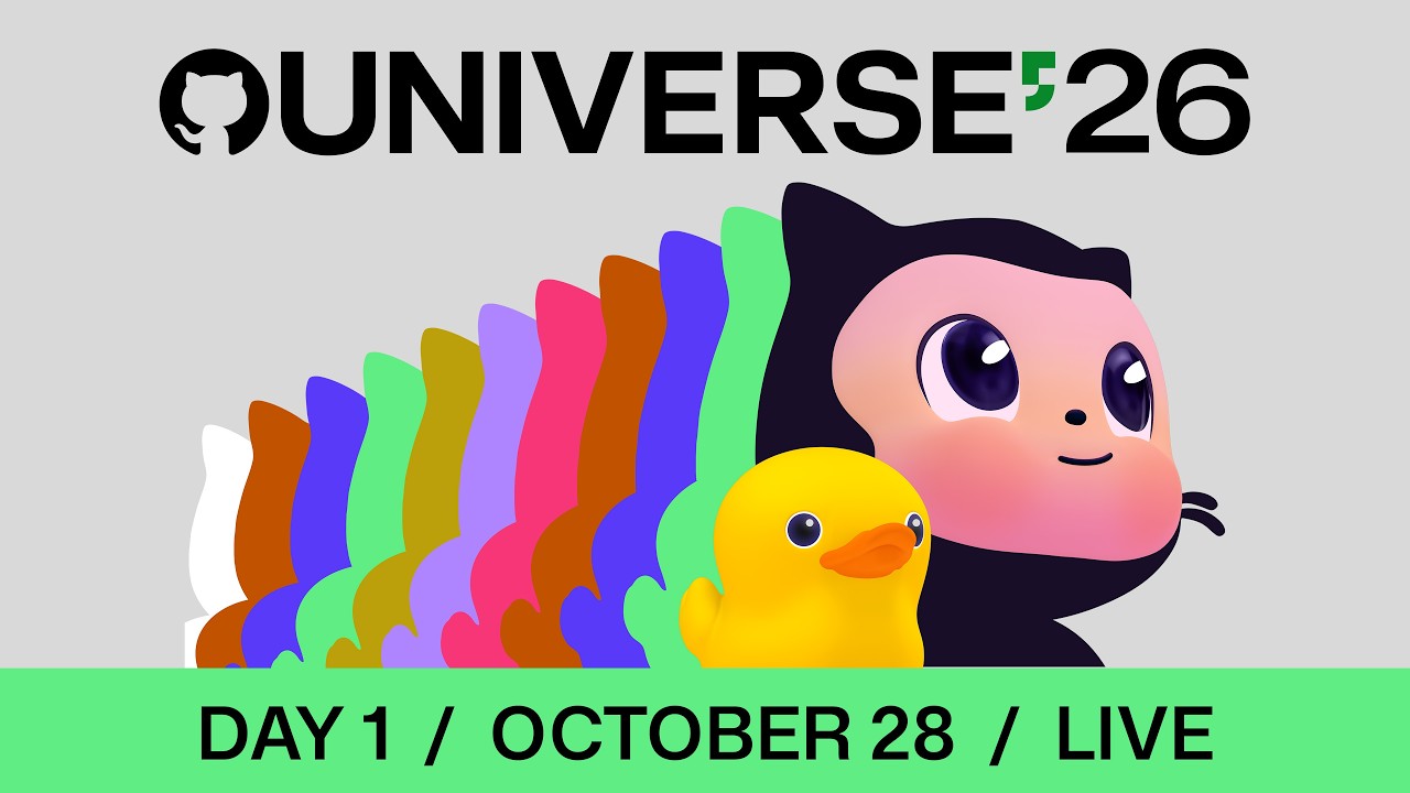 GitHub Universe Day 1 Keynote