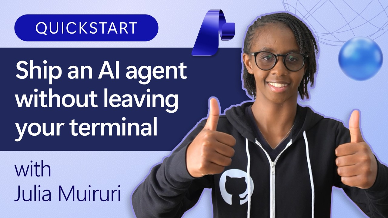 Ship an AI agent without leaving your terminal