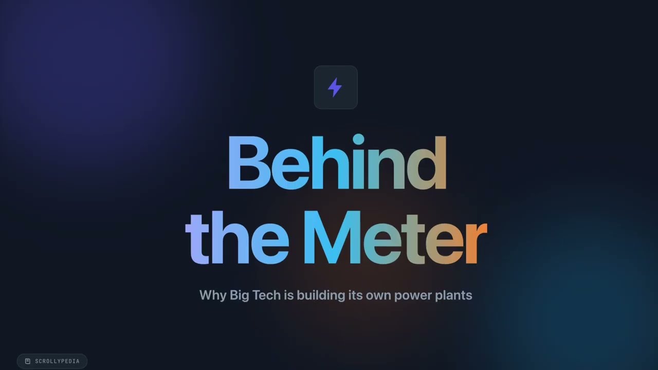 The AI Power Problem: Why Big Tech Is Building Its Own Power Plants