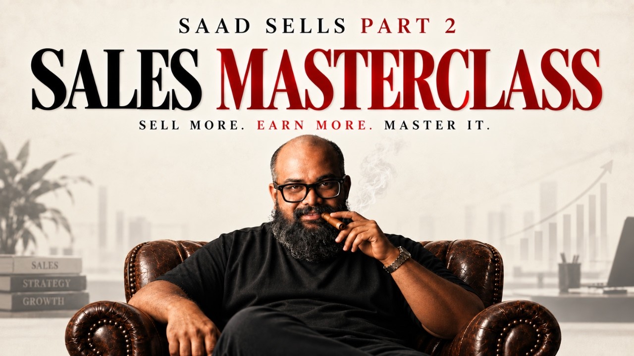 HOW TO SELL ANY SERVICE TO ANYONE | The System Saad Used to Build a βΉ50 Crore Service Business