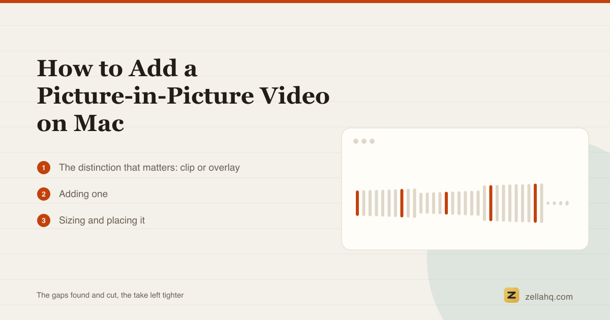 How to Add a Picture-in-Picture Video on Mac