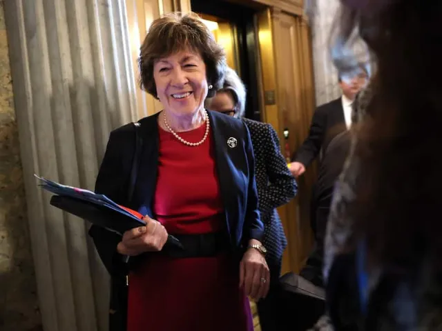 Susan Collins Seeks 6th Senate Term as Trump's Popularity Sinks in Maine