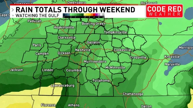 Tropical Storm Isaias Threatens Middle Tennessee With 1-2 Inches of Rain as Gulf System May Reach Category 2