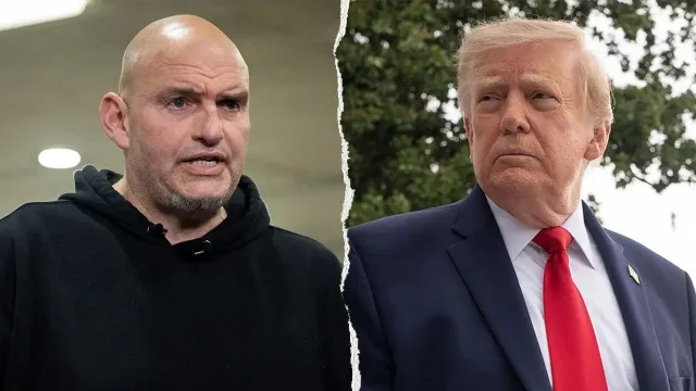 Trump Invites Fetterman to GOP as Pennsylvania Democrat's Party-Line Voting Falls Below 81%