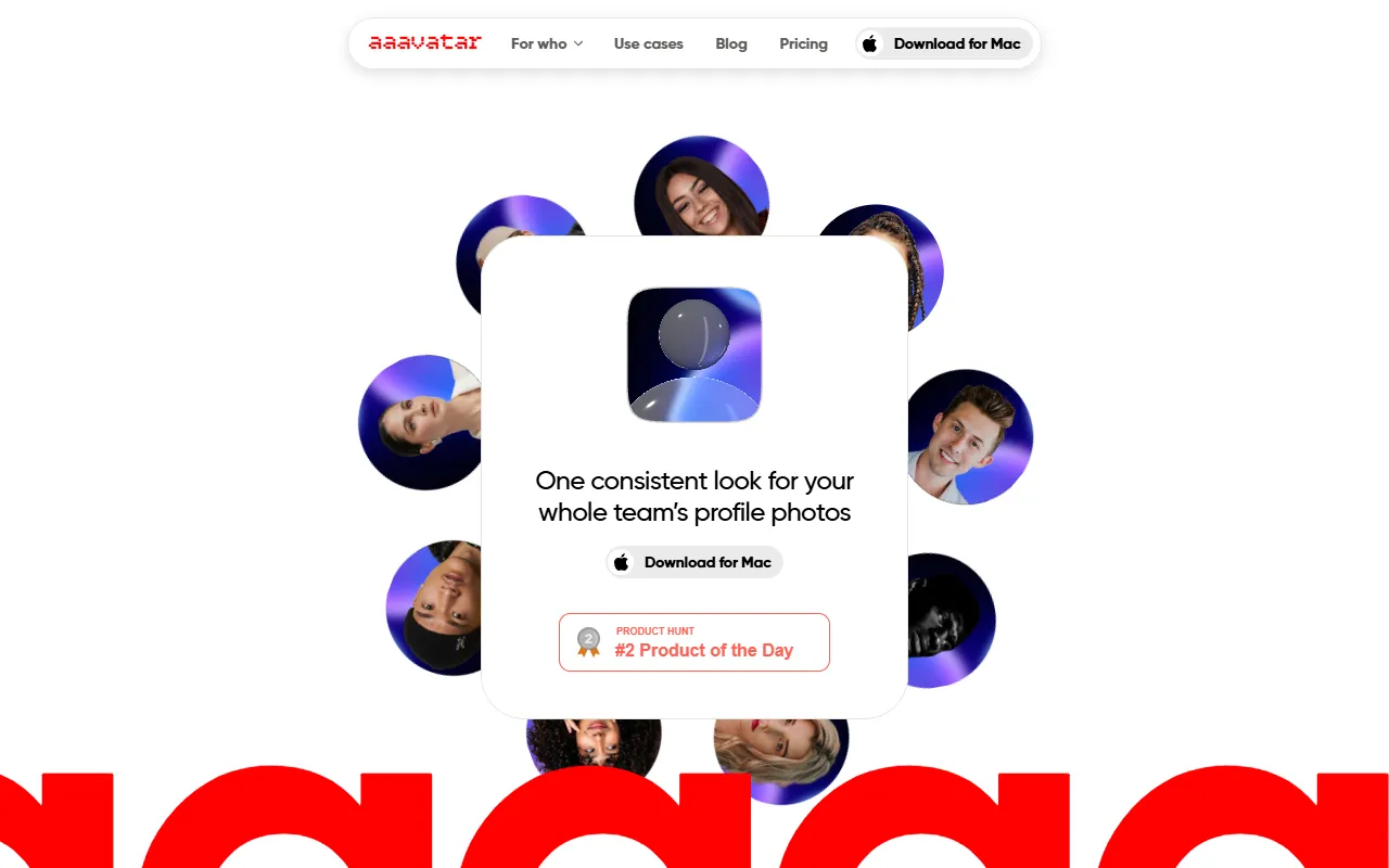 Aaavatar website screenshot