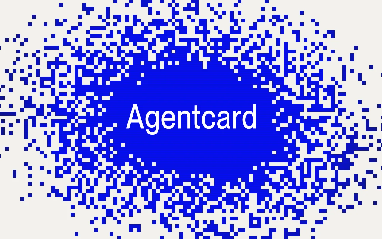 Agent Card website screenshot