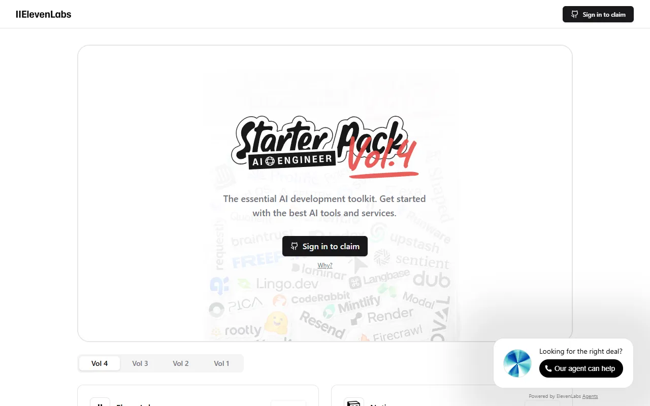 AI Engineer Pack website screenshot