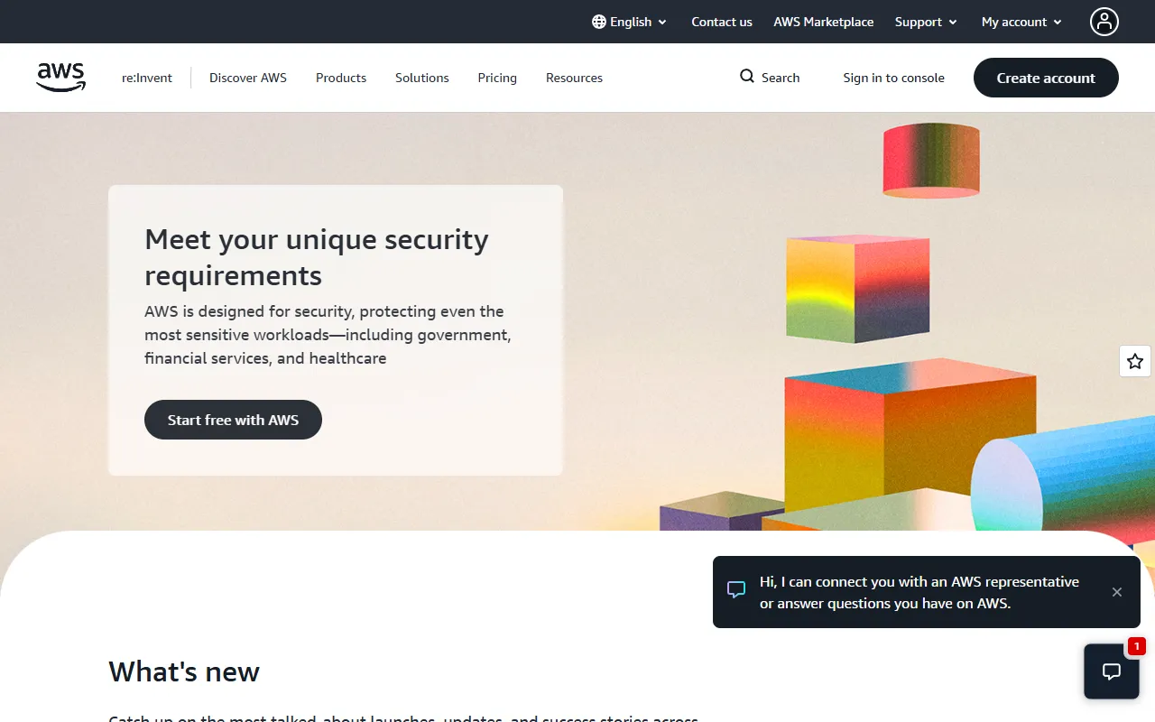 Amazon CodeWhisperer website screenshot