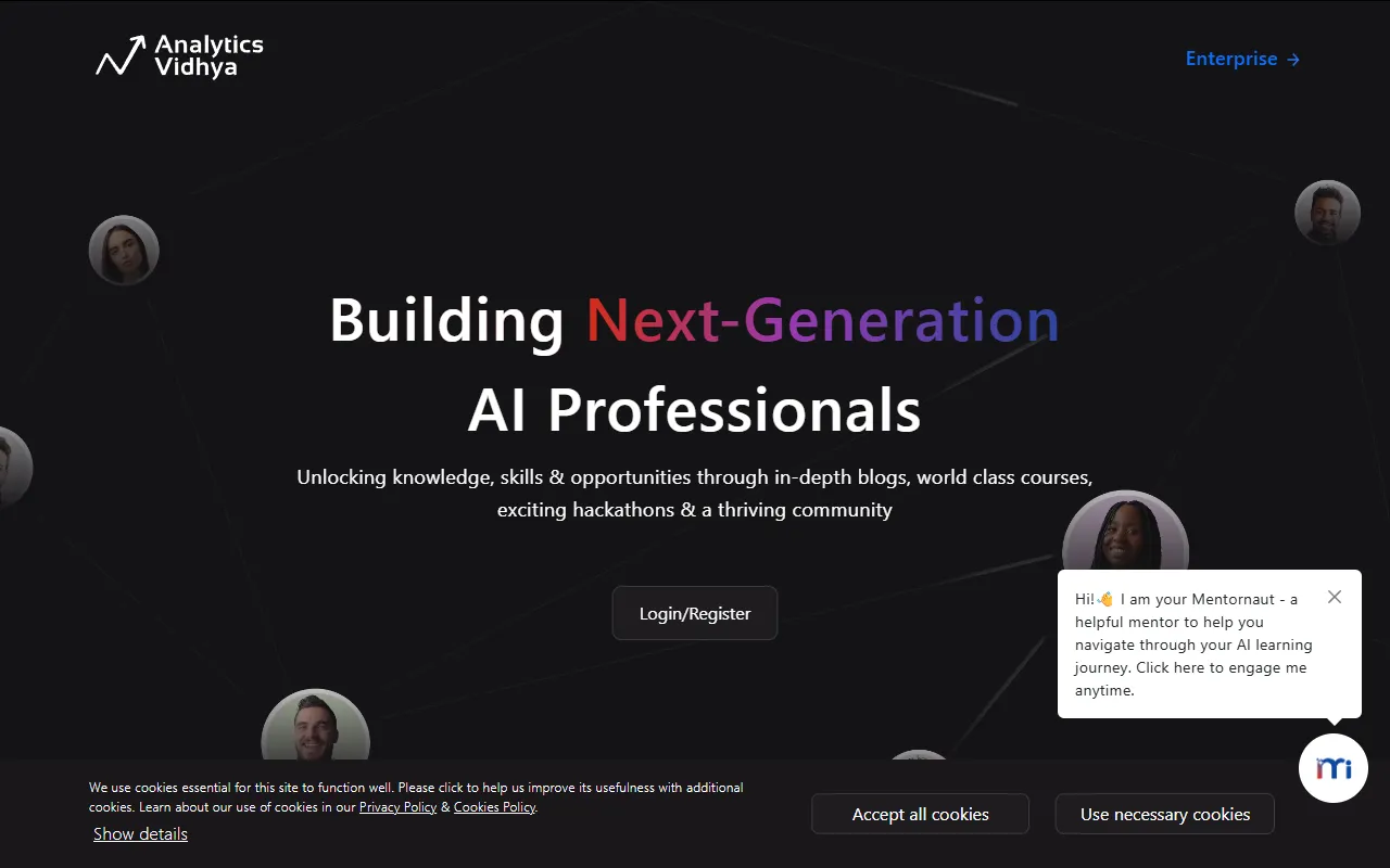 Analytics Vidhya website screenshot