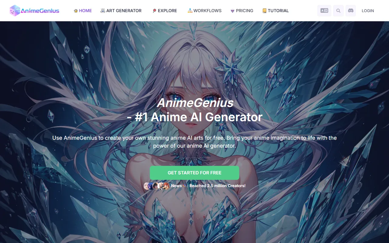 AnimeGenius website screenshot