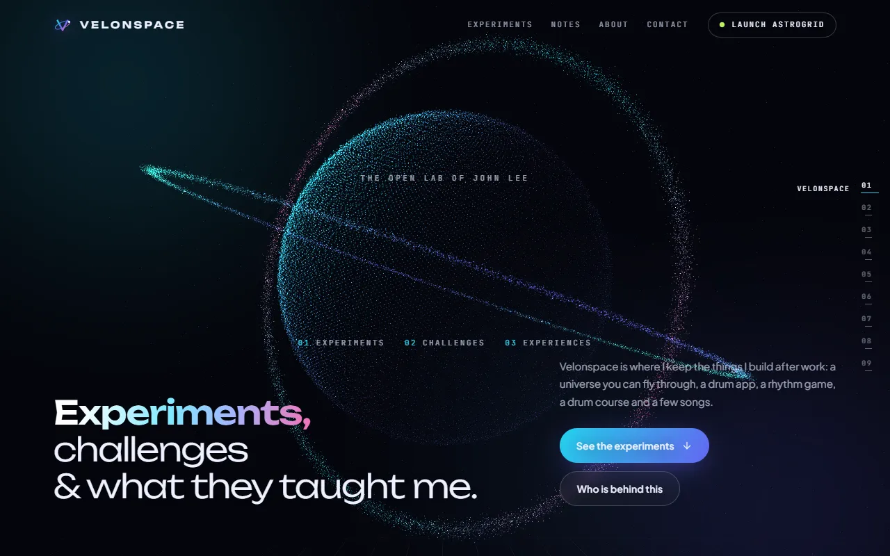 AstroGrid website screenshot