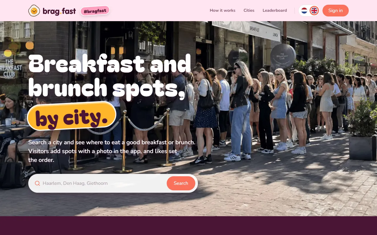 brag.fast website screenshot