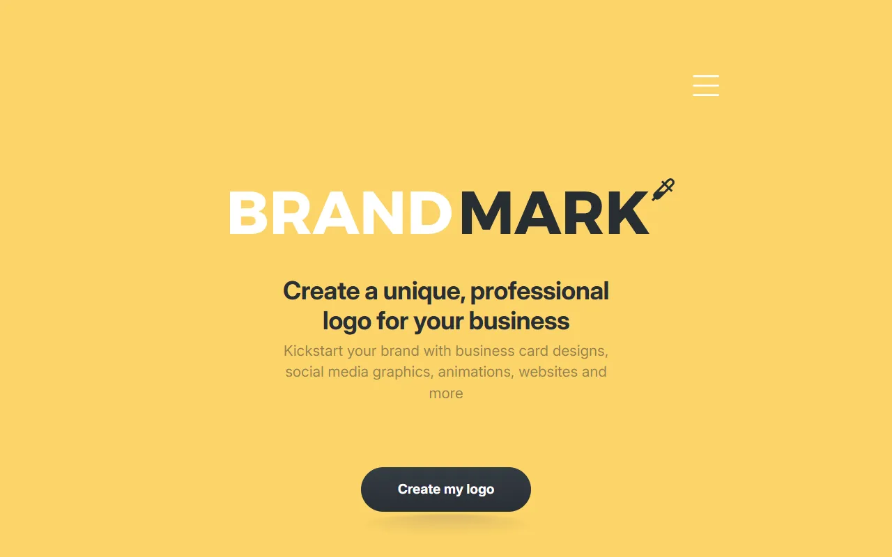 Brandmark website screenshot